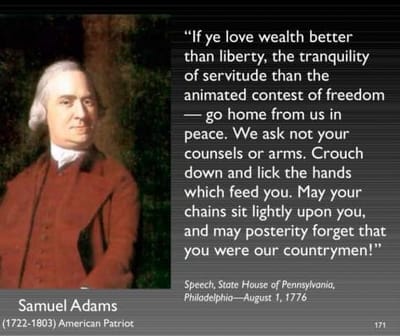 Founder's Note... Samuel Adams