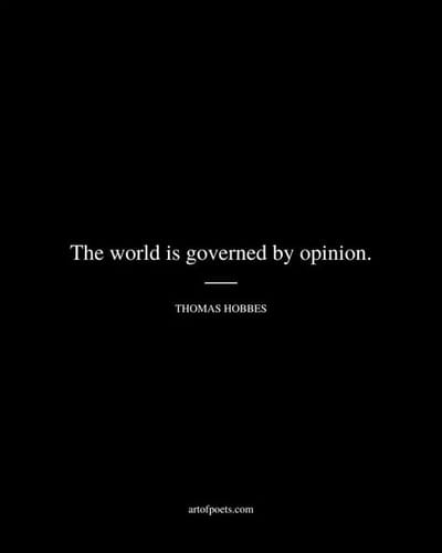 Thomas Hobbes: A Founding Father 'Influencer': Persuade Others Of Yours...