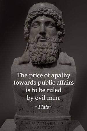 A Lesson From Plato...