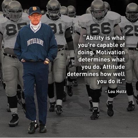 Coach Lou's Lesson: How's The Attitude Doin' Today? Adjustments??