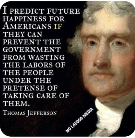 Founder's Note... Thomas Jefferson