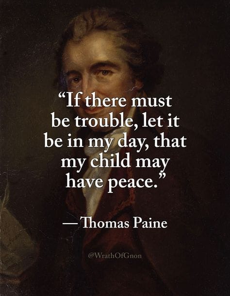 Founder's Note... Thomas Paine