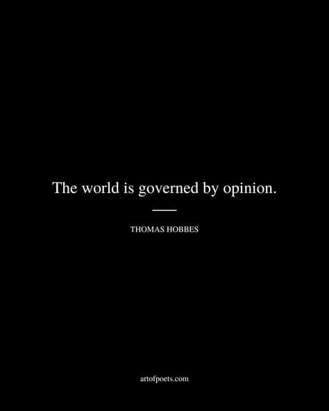 Thomas Hobbes: A Founding Father 'Influencer': Persuade Others Of Yours...